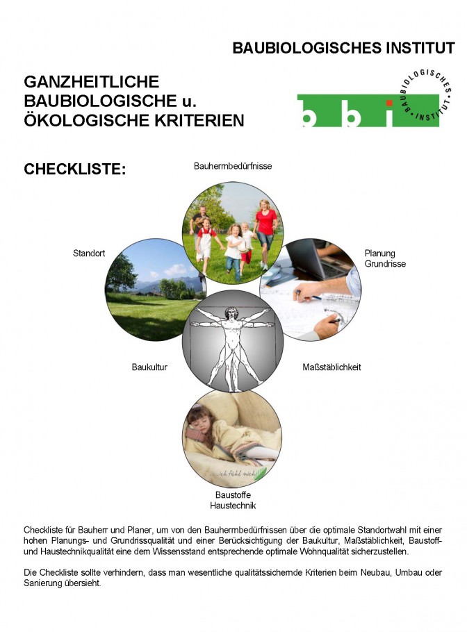 Baubiologie | Architekturbüro Eberhardt